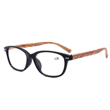 Wood Grain Anti-Blue Reading Glasses Women Fashion Lightweight Computer Eyeglasses Portable Prescription Glasses Men 2024 - buy cheap