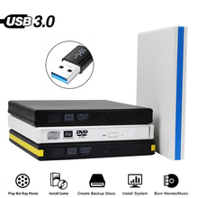 Slim Gravador de DVD Drive Óptico externo USB 3.0 de Alta Velocidade Para O Windows XP/7/8/10 Laptop MAC os Qualquer laptop desktop 2024 - compre barato
