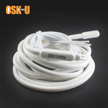 Silicon Heater Wire Constant Temperature 220V 1/1.5/2/2.5M length Anti-freezing Electric Heater Element for Drain Pipe 2024 - buy cheap