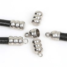 10 unids/bolsa de cordones de acero inoxidable, para hacer joyería tapas finales, pulsera, collar, DIY, hallazgos de joyería 2024 - compra barato