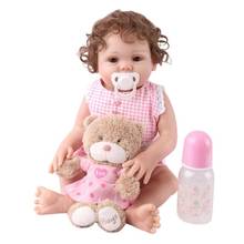 48 см Виниловая Реалистичная Детская кукла с одеждой, Детская имитация, кукла-Реборн, игрушечный олень, Детский Малыш, подарок на день рождения 2024 - купить недорого
