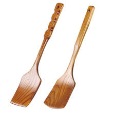 Wooden Utensil Kitchen Cooking Long Handle Spoon Spatula Non-stick Eco-friendly Portable Mixing Wood Tools Kitchen Accessories 2024 - buy cheap