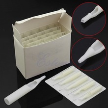 Pro 50PCS Lot Sterile Disposable Tattoo Nozzle Tips Tube U Pick FT RT White Hot Sale 2024 - buy cheap