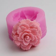 Molde para jabón de rosas y flores grandes 3D, herramientas de Decoración de Pastel de chocolate, molde de silicona para hornear fondant 2024 - compra barato