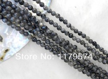 Novo atacado térmico e varejo linda 6mm índia labradorite onix redonda contas soltas cordão acessórios diy peças de 15 "wj523 2024 - compre barato