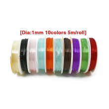 High Quality Assorted Colors 1mm Elastic Beading Wire Crystal Cord/Thread/String Jewelry Findings for DIY FXS007-99 2024 - buy cheap