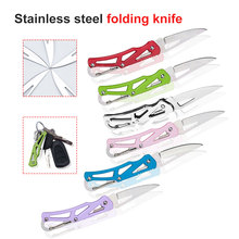 140mm Pocket Knife Mini Portable Folding Knife Fruit Cutter Practical Camping Outdoor Survival Tool Stainless Steel 2024 - buy cheap