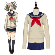 My Hero Academia Boku no Hero Academia Himiko Toga JK Uniform Set Skirts Sweater Sweatshirts Cardigan Cosplay Costumes 2024 - buy cheap