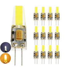 12 pcs/lot G4 LED Lamp Mini AC/DC 12V 2.5W G4  LED Bulb Chandelier Light Super Bright G4 COB Silicone Bulbs Ampoule 2024 - buy cheap