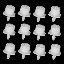 MUCIAKIE 20PCS White Transparant Misting Micro Flow Dripper 8 Holes Drip Head for 4/7mm Watering Hose Drip Garden Irrigation 2024 - buy cheap