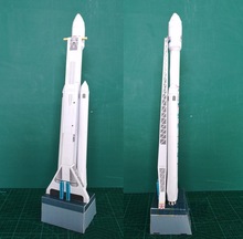 Cohete de alta resistencia SpaceX Falcon 1:160, modelo de papel 3D, rompecabezas, clase de mano para estudiantes, juguete DIY 2024 - compra barato