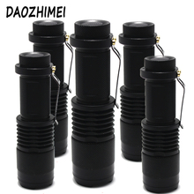 1/3/5/10pcs1000 Lumens IR 850nm /Green/Red/White light Mini ZOOM Tactical LED Flashlight Waterproof Hunting Lighting lantern 2024 - buy cheap