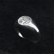 Anel de árvore de natal em prata esterlina s925, tamanho 6 a 10, dropship, novo design, moda feminina, anel para meninas 2024 - compre barato
