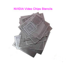 Видеочипы NVIDIA с прямым нагревом, трафареты 56 шт. для чипов видеокарт NVIDIA, наладочная станция деболлинга по технологии BGA 2024 - купить недорого