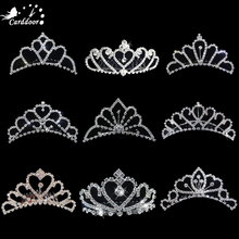 carddoor Fashion Crystal Hair Combs Rhinestone Bridal Tiaras and Crowns Wedding Hair Jewelry Prom Wedding Party Hair Accessories 2024 - buy cheap