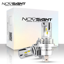 NOVSIGHT H4 H7 LED Car Headlight bulbs 1:1 Design H11 H8 HB3 HB4 LED Automobile Headlamp Front Light 55W 12000LM 6000K 2024 - buy cheap