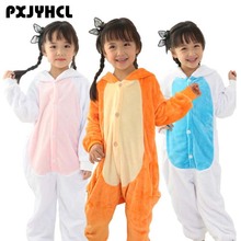 Quente miúdo rosa azul unicórnio cosplay kigurumi onesies criança dos desenhos animados coelho anime macacão traje menina menino animal pijamas 2024 - compre barato