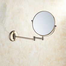 Frete grátis bakala acessórios de banheiro de bronze fashion com espelho de beleza 2024 - compre barato
