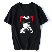 Quentin Tarantino Pulp Fiction Mia Vintage Men/women Fashion Men Cotton Movie 90S T-shirt Streetwear Punk Rock Aesthetic Clothes 2024 - buy cheap