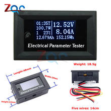 Monitor de voltaje y corriente 7 en 1, pantalla OLED, voltímetro, amperímetro, batería, Detector, termómetro, DC 100V/10A 2024 - compra barato