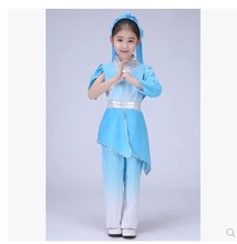 Fantasia folclórica chinesa infantil, roupa escolar clássica estilo hanfu para performance no palco 2024 - compre barato