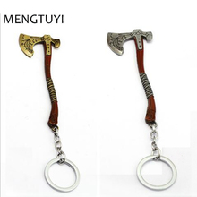 J Store 2 Colors God of War 4 Kratos Leviathan Axe Shape Keychain Fashion Key ring Holder llaveros Key Chain Game Fans Souvenir 2024 - buy cheap