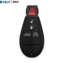 HKCYSEA-5 botones + Panic 433Mhz para Jeep Fobik, mando a distancia inteligente para DODGE/Chrysler Blade con Chip electrónico ID46 2024 - compra barato