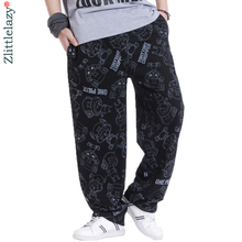 2022 Fashion Mens Joggers Letter Cartoon Printed Male Hip Hop Jogger Pants Open Air Sweatpants Men Trousers Pantalon Homme A09 2024 - buy cheap