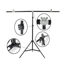 Photo Studio Background Type-T 100*200cm Aluminum Background Frame Backdrop Support with 3 Clamps 2024 - buy cheap