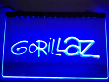 LC164- Gorillaz Bar Pub LED Neon Light Sign 2024 - купить недорого