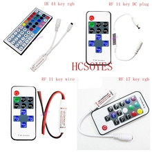 RGB LED strip mini controller dimmer IR Infrared RF Wireless Remote 44 24 17 rgb key 2024 - buy cheap