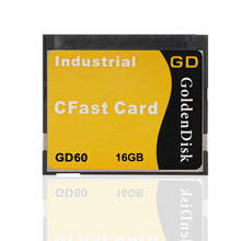 GoldenDisk SLC CFast 16 Гб SSD промышленный NAND SLC флэш-накопитель, бесплатная доставка, SATA II, надежный и стабильный, 7 + 17 контактов, встроенный ПК 2024 - купить недорого