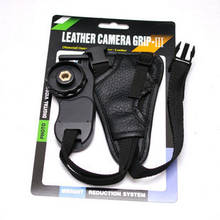 camera  Black small triangle Leather Soft Wrist Hand strap for canon nikon SLR/DSLR 2024 - buy cheap