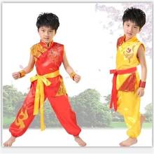 New Children Wushu Costume New Youth short sleeved clothes and Tai Chi students Kung Fu performance clothing 2024 - buy cheap