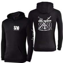 Sword Art Online fleece Hoodie SAO long sleeve Pullovers anime Hoodies and Sweatshirts plus size Tops Harajuku hooded sweatshirt 2024 - buy cheap