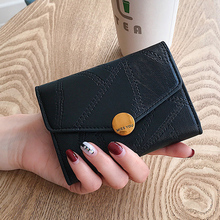 New Fashion Cute PU Leather Mini Wallet Women's Small Clutch Female Purse Ladies Coin Card Holder Bag 2024 - buy cheap