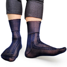Softy meias de seda de nylon transparente, meias masculinas de seda para sapatos de couro, fetiches para homens gays, coleção de vestidos formais 2024 - compre barato