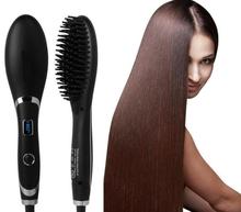 Cepillo rápido para alisar el pelo, peine eléctrico para el cabello, planchas rectas automáticas 2024 - compra barato