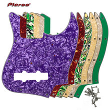 Pleroo Custom Quality Pickguard - For 11 Holes 4 String MIJ Janpan Jazz Bass Guitar Pickguard Scratch Plate 2024 - buy cheap