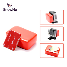 SnowHu for GoPro Accessories Floaty Block Sponge with Sticker Adhesive For Gopro Hero 10 9 8 7 6 5 for Yi for SJCAM camera GP46 2024 - buy cheap