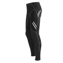 Men 4d silicone alta elástica respirável elástico macio calças de ciclismo correndo esporte mountain bike equitação calças longas jogging terno 2024 - compre barato
