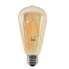 Bombilla LED Retro Edison E27 de 8W, st64 ampolla de 220V, lámpara Vintage edison para el hogar, filamento incandescente, decoración 2024 - compra barato