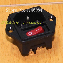 STEDAY-Toma de corriente de CA, combo de triángulo rojo, interruptor plano pequeño, 2107-CQ-1S, 20 unids/lote 2024 - compra barato