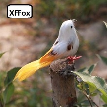 Mini pájaro blanco y amarillo de la vida real, modelo de espuma y pluma de simulación, muñeco lindo de pájaro, regalo de alrededor de 12cm xf0810 2024 - compra barato