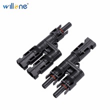 Willone 20 pair Free shipping  T branch connector ,solar connector 2024 - buy cheap