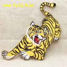 New arrival 10 pcs TIGER Embroidered patches iron on cartoon Motif Applique KQ embroidery accessory 2024 - buy cheap