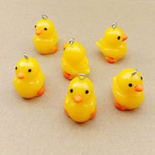 10pcs Cute Small Yellow Duck Resin Charms 3D Duck Pendants Fit DIY Decoration Earring Bracelet Finding Jewelry Accessories YZ356 2024 - buy cheap