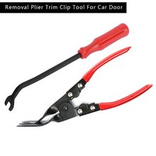 2pcs Auto Fastener Removal Tool Car Door Panel Upholstery Engine Cover Fender Clips Repair Tools Installer Clip Plier Tools 2024 - buy cheap