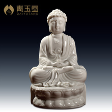 Dai Yutang Dehua white porcelain Temple worship, Shakyamuni Buddha ornaments/sitting Buddha D01-070 2024 - buy cheap