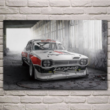 Escort Mk1 retro classic race tuned car artwork posters on the wall picture home living room decoration for bedroom KJ321 2024 - buy cheap